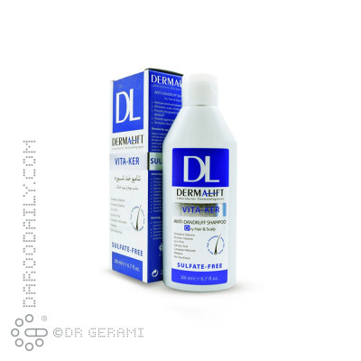 شامپو ضد شوره موی خشک مدل Vita Ker درمالیفت 200 میلی لیتری