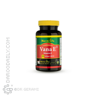 کپسول نرم ویتامین E نورم لایف 60 عددی