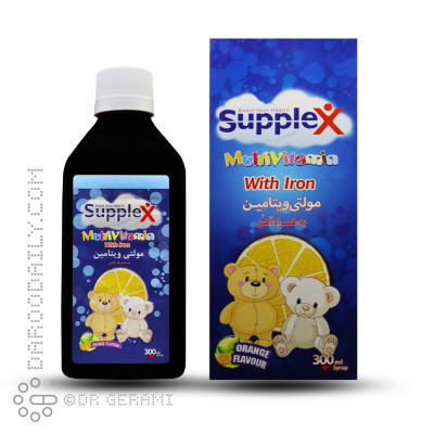 شربت مولتی ویتامین و مینرال کودکان ساپلکس 300 میلی لیتری