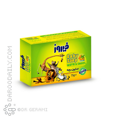 صابون کودک مدل Warm & Sweet فیروز 75 گرمی