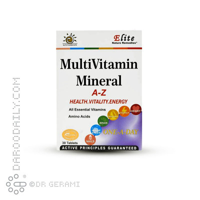 قرص مولتی ویتامین مینرال الیت 30 عددی