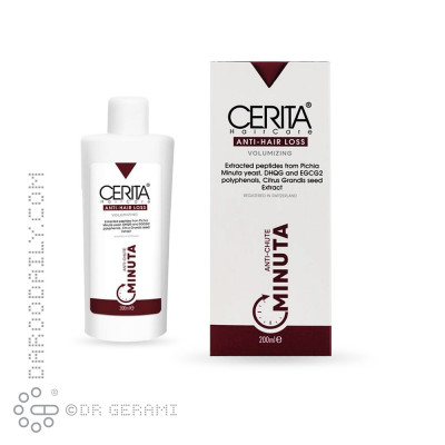 شامپو ضد ریزش موهای چرب مینوتا سریتا 200 میلی لیتری