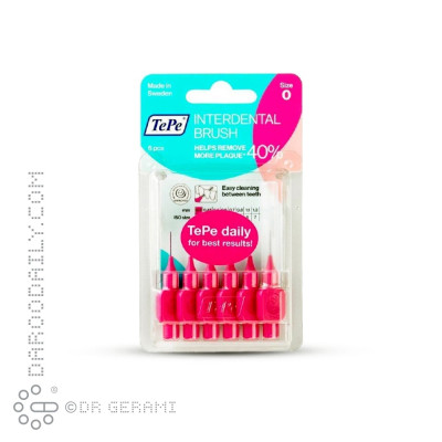 مسواک بین دندانی سایز صفر تپه 6 عددی