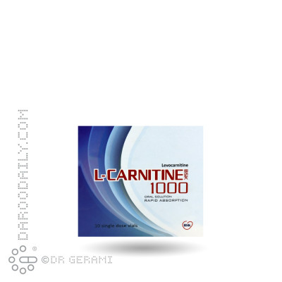 ویال خوراکی ال کارنیتین 1000 میلی گرمی بی اس کی 10 عددی