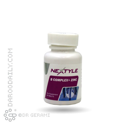 قرص ب کمپلکس و زینک نکستایل 60 عددی