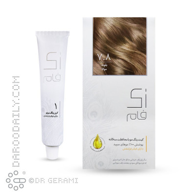 کیت رنگ موی بلوند موکا سری موکا زی فام شماره 7.8