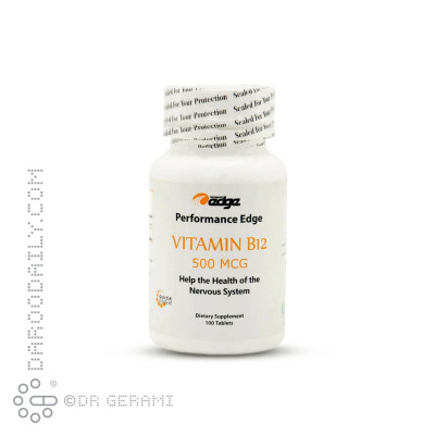 قرص 500 میکروگرمی ویتامین B12 پرفورمنس اج 100 عددی