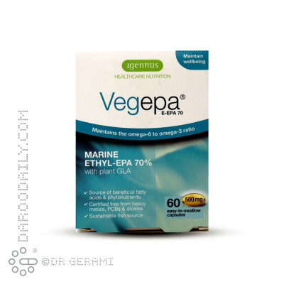 کپسول وجپا 500 میلی گرمی آیجنوس 60 عددی