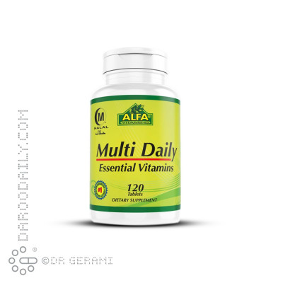 کپسول مولتی دیلی آلفا ویتامینز 120 عددی