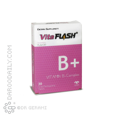 قرص جویدنی ویتامین B ویتافلش آرامیس 30 عددی