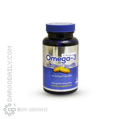 کپسول نرم امگا 3 بدون جیوه زهراوی 60 عددی