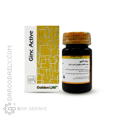 قرص جینک اکتیو گلدن لایف 30 عددی