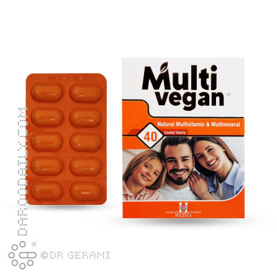 قرص مولتی وگان هولیستیکا 40 عددی