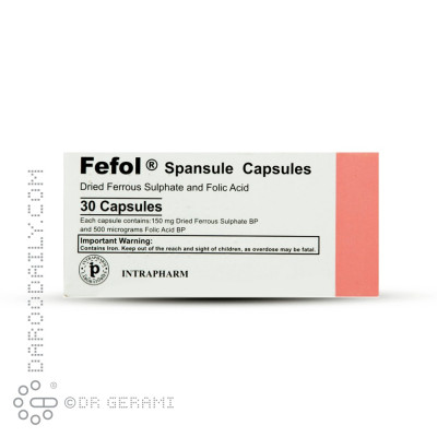کپسول ففول اینترافارم 30 عددی