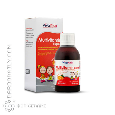 شربت مولتی ویتامین ویواکیدز 200 میلی لیتری