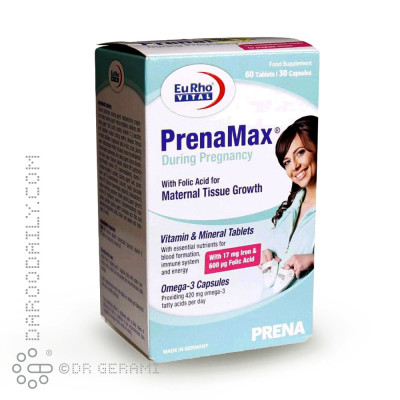 قرص و کپسول پرینامکس برست فیدینگ یوروویتال 90 عددی