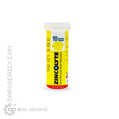 قرص جوشان ORS لیمویی زینکولایت آیریک 10 عددی