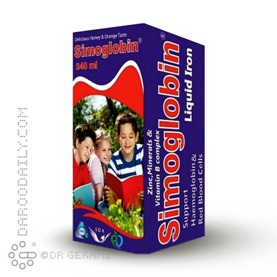 شربت سیموگلوبین سیمرغ دارو 240 میلی لیتری