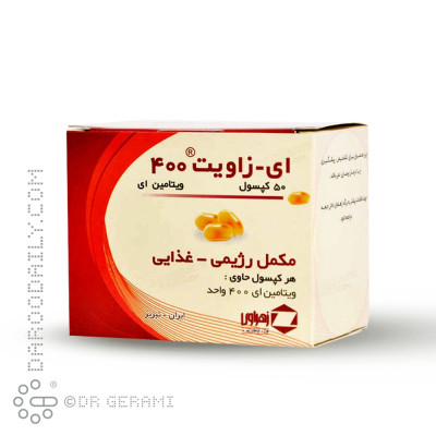 کپسول ای زاویت 400 واحد زهراوی 50 عددی