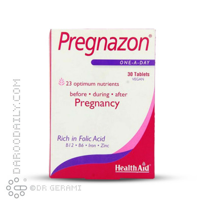 قرص پرگنازون هلث اید 30 عددی