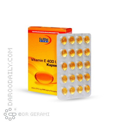 سافت ژل 400IU ویتامین E یوروویتال 60 عددی