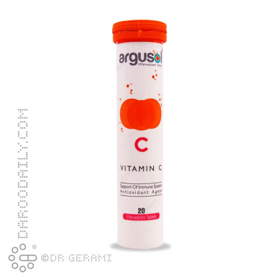 قرص جوشان ۵۰۰ میلی گرمی ویتامین C آرگوسول 20 عددی