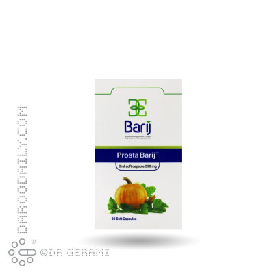 کپسول نرم پروستا 390 میلی گرمی باریج 60 عددی