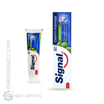 خمیر دندان ضد پوسیدگی با طعم سیب سیگنال 100 میلی لیتری