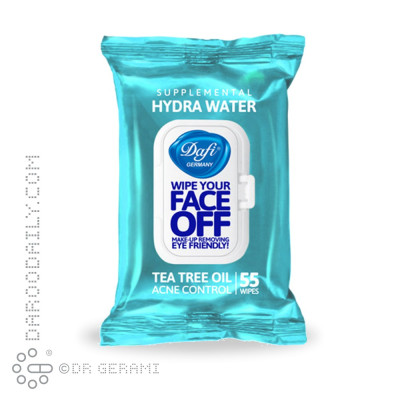 دستمال مرطوب آرایشی Hydra Water دافی 55 عددی