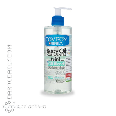 روغن بدن 6in1 کامان 400 میلی لیتری