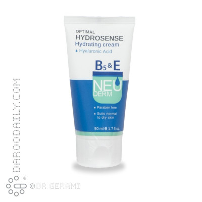کرم مرطوب کننده پوست خشک مدل Optimal Hydrosense نئودرم 50 میلی لیتری