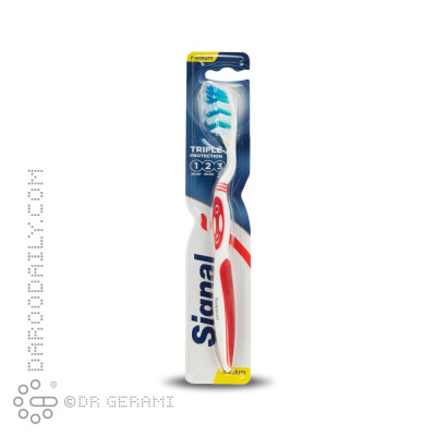 مسواک بزرگسال برس متوسط مدل Triple Protection سیگنال