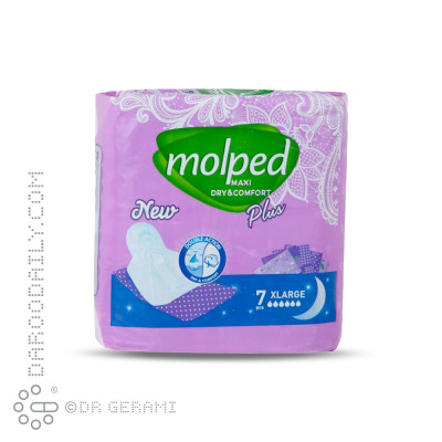 نوار بهداشتی مشبک خیلی بزرگ مدل Extra مولپد 7 عددی