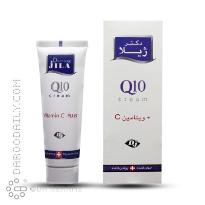 کرم جوان کننده Q10 ویتامین +C دکتر ژیلا 50 گرمی