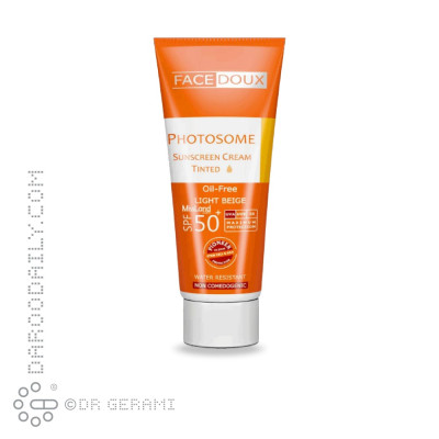 کرم ضد آفتاب بی رنگ پوست چرب فاقد چربی مدل Photosome با SPF50 فیس دوکس 40 میلی لیتری