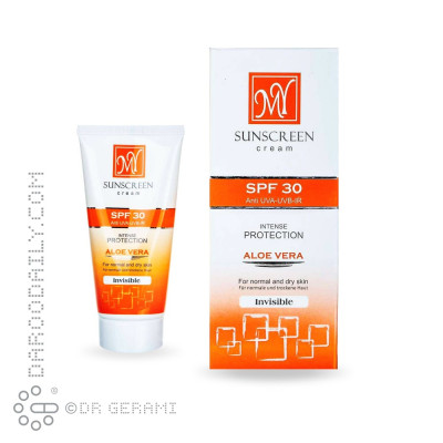 کرم ضد آفتاب بی رنگ SPF30 مای ۵۰ میلی لیتری