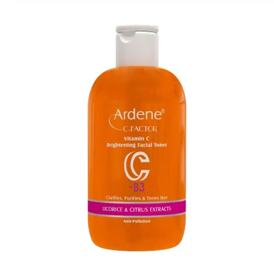 تونیک پاک کننده و شفاف کننده صورت ویتامین C آردن 250 میلی لیتری