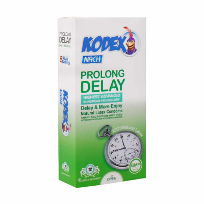 کاندوم تاخیری مدل Prolong Delay کدکس 12 عددی