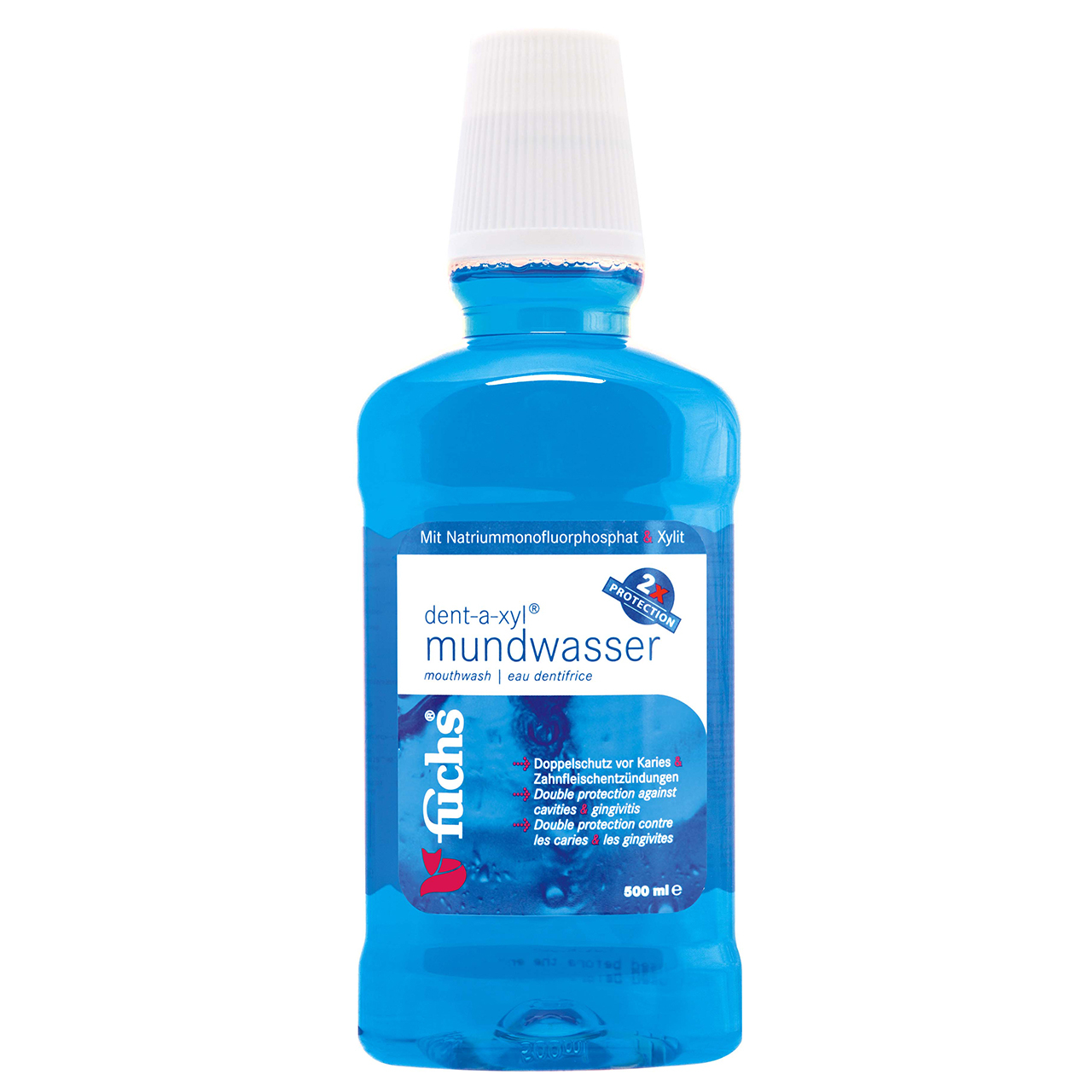 دهانشویه مدل Double Protection فوکس 500 میلی لیتری