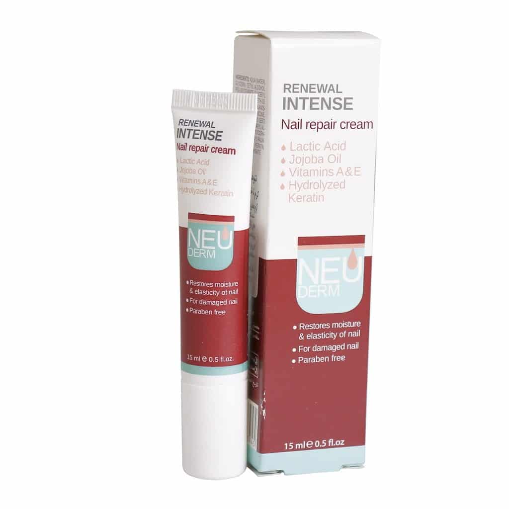 کرم ترمیم کننده ناخن مدل Renewal Intense نئودرم 15 میلی لیتری