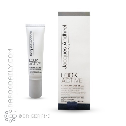 کرم دور چشم مدل Look Active ژاک آندرل پاریس 15 میلی لیتری