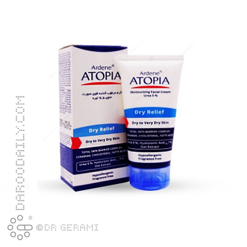 کرم مرطوب کننده پوست خشک 5 درصد اوره مدل Dry Relief آردن اتوپیا 50 میلی لیتری
