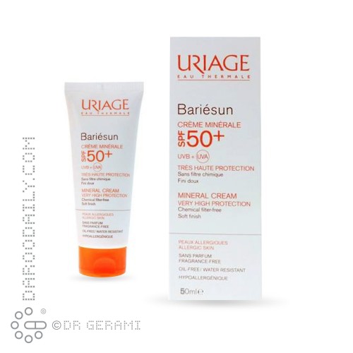 کرم ضد آفتاب مینرال SPF50 بری سان اوریاژ 50 میلی لیتری