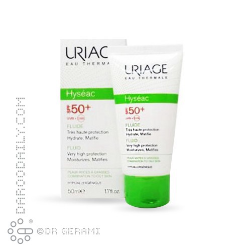 فلوئید ضد آفتاب پوست های چرب و مختلط SPF50 هیسه اک اوریاژ 50 میلی لیتری