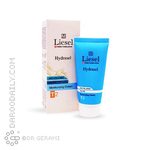 کرم مرطوب کننده رنگی پوست چرب مدل Hydrasel لایسل شماره T2