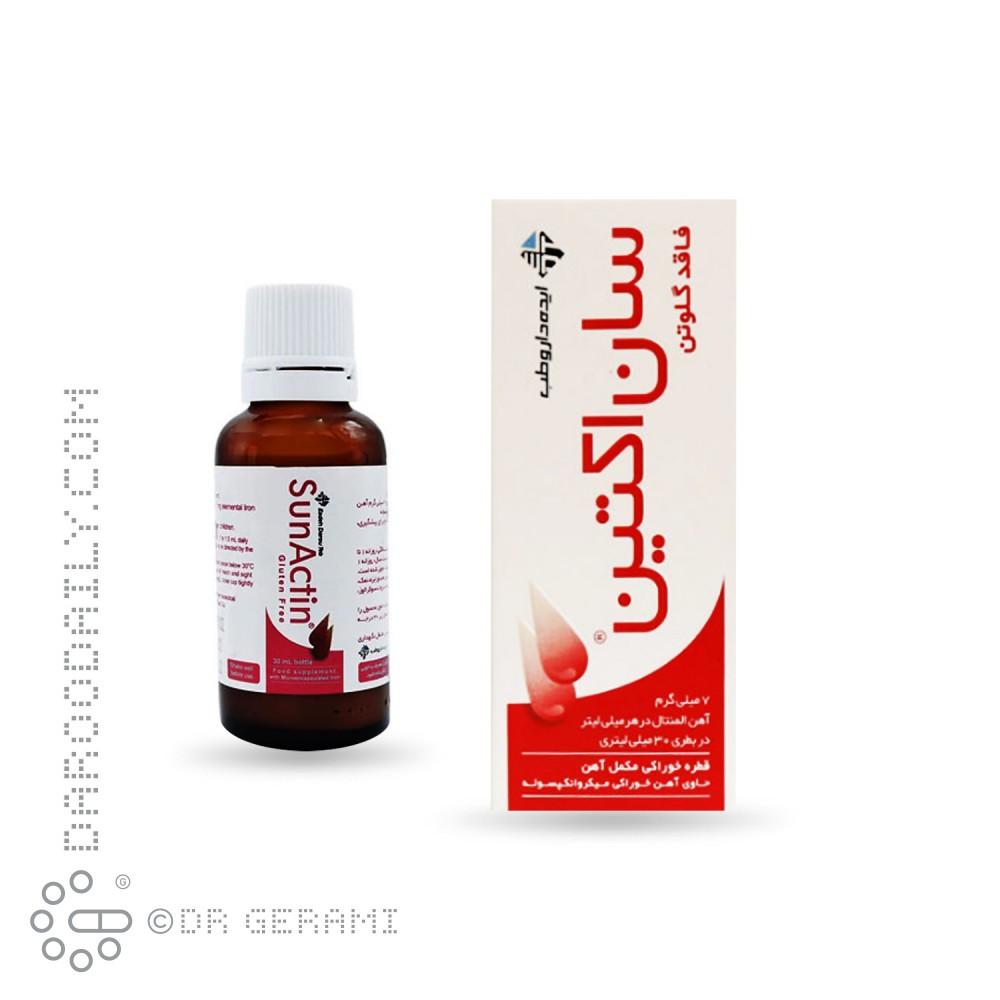 قطره آهن سان اکتین داروطب 30 میلی لیتری