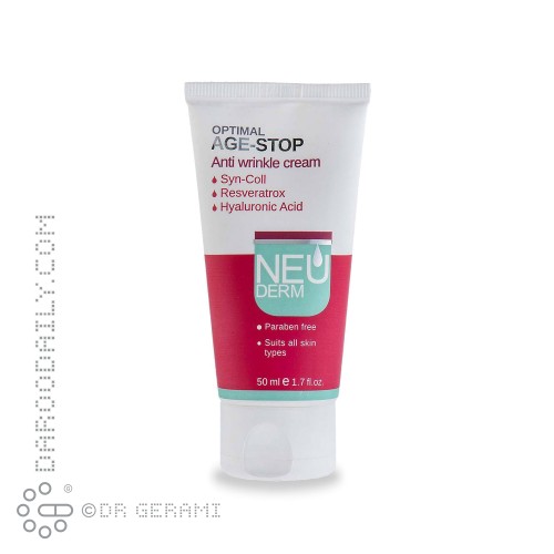 کرم ضد چروک مدل Optimal Age Stop نئودرم 50 میلی لیتری