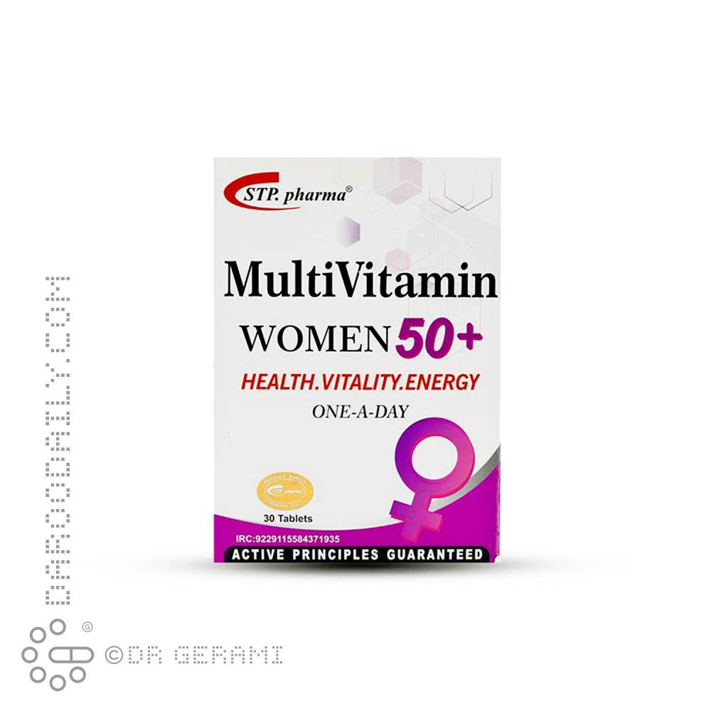 قرص مولتی ویتامین بانوان +50 اس تی پی 30 عددی