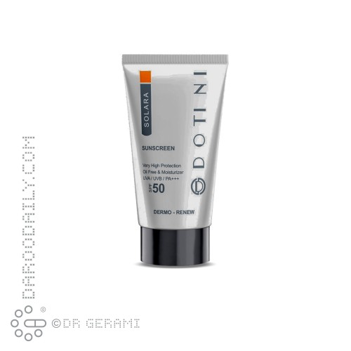 کرم ضد آفتاب رنگی فاقد چربی SPF 50 دوتینی 50 میلی لیتری