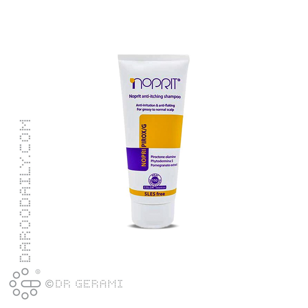 شامپو ضد خارش موی چرب تا معمولی مدل Nopri Pirox G نوپریت 200 میلی لیتری